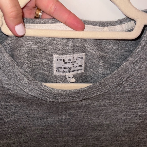 Rag & Bone Grey Soft Tee! Lightly Worn - Picture 2 of 3